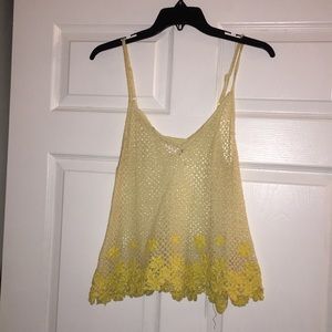 Free people yellow tank